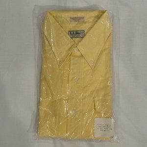 LL Bean Maize button down, 17.5 neck
